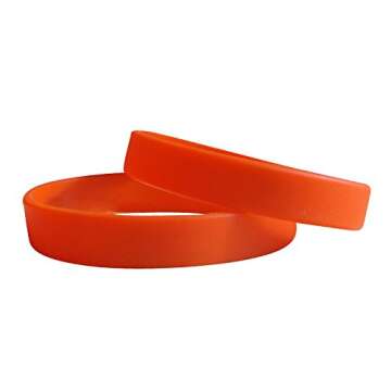 Carykon 12 Pcs Assorted Silicone Wristbands for All Events