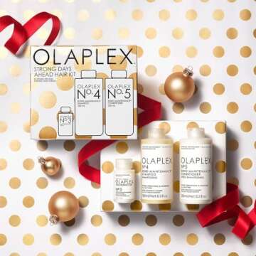 Olaplex Strong Days Ahead Haircare Kit No. 3, 4, 5, Hydrates, Softens and Strengthens, Results in Visibly Healthy Hair, For All Hair Types and Textures