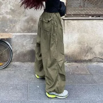 XPONNI Y2K Cargo Pants - Women's Stylish Baggy Pants