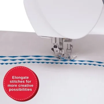 SINGER Quantum Stylist 9960 Computerized Sewing & Quilting Machine with Extension Table, Hard Carrying Case & Accessory Kit | 600 built-in stitches & Lettering, LED Light & High-End Touch buttons