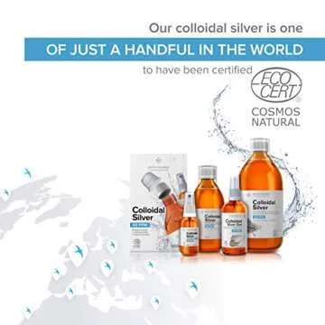 Colloidal Silver Liquid 10 fl oz Natural Immune Support