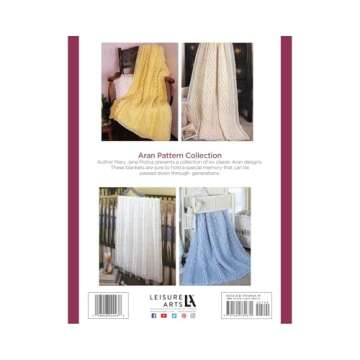 Leisure Arts Aran Baby Afghans to Crochet Book
