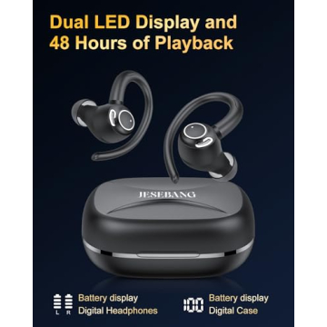 Jesebang Wireless Earbuds with Bluetooth 5.4 & ENC Mic