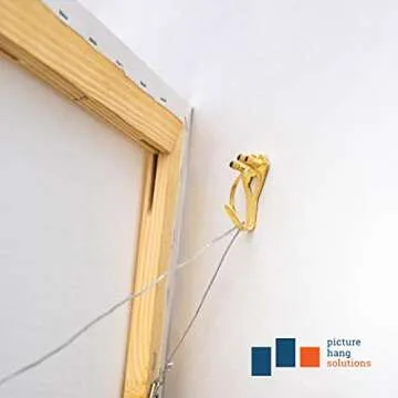 Picture Hang Solutions Earthquake Hangers 75 lb - 10 Pack - Tremor Hanger - Earthquake Picture Hanging Hooks