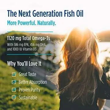 Nordic Naturals Ultimate Omega 2X Mini D3, Lemon Flavor - 60 Mini Soft Gels - 1120 mg Omega-3 + 1000 IU Vitamin D3 - EPA & DHA - Promotes Brain & Heart Health - 30 Servings