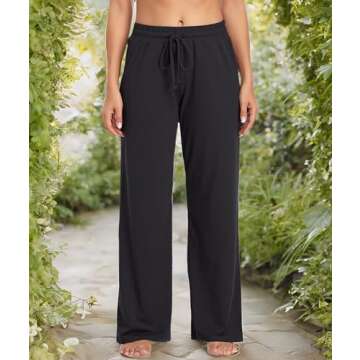ADANIKI Comfy Yoga Sweatpants with Pockets for Women