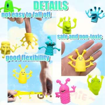 Cute 40PCS Finger Puppets for Creative Play and Gifts