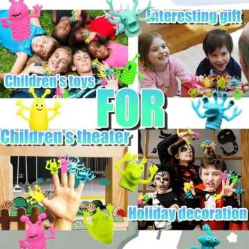 Cute 40PCS Finger Puppets for Creative Play and Gifts