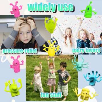 Cute 40PCS Finger Puppets for Creative Play and Gifts