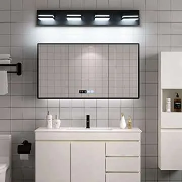 SineRise Modern LED Bathroom Vanity Light - 4-Light Beauty