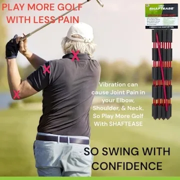 ShaftEase Golf Inserts for Vibration Reduction and Comfort