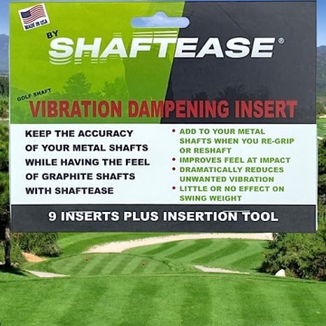 ShaftEase Golf Inserts for Vibration Reduction and Comfort