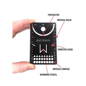 Sketchmark Multi-Tool Bookmark with 11+ Functions