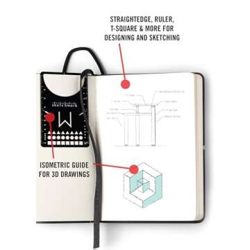 Sketchmark Multi-Tool Bookmark with 11+ Functions