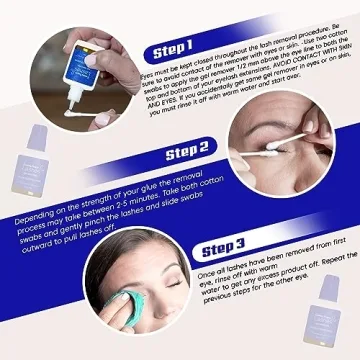 Eyelash Extension Glue Remover - Works Fast and Safely