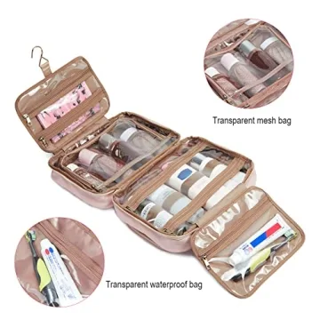 Stylish Water-resistant Toiletry Bag for Easy Travel