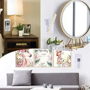 ZC GEL Clear Remote Holder for Tidy Spaces and Easy Access