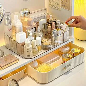 Decorcode Makeup Organizer for Vanity & Bathroom Storage