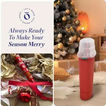 HOMZ Seasonal Holiday Gift Wrap Storage Organizer