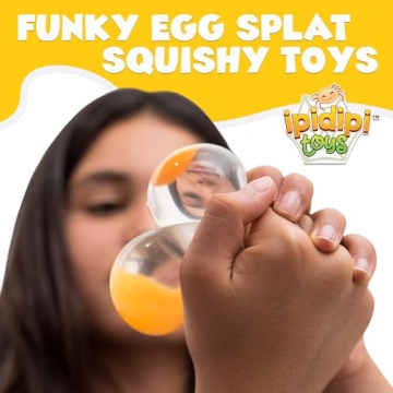 Funky Egg Splat Ball Squishy Toys for Stress Relief Fun