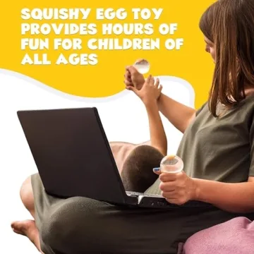 Funky Egg Splat Ball Squishy Toys for Stress Relief Fun