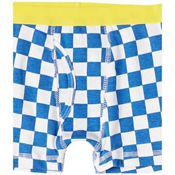 Spotted Zebra Boys' Cotton Boxer Briefs Underwear, Multipacks