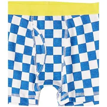 Spotted Zebra Boys' Cotton Boxer Briefs Underwear, Multipacks