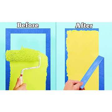 DoAy Blue Painters Tape - Multi Size Pack for Every Project