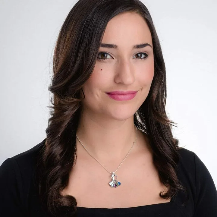 Personalized Sterling Silver Pendant Necklace