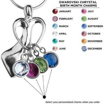 Personalized Sterling Silver Pendant Necklace