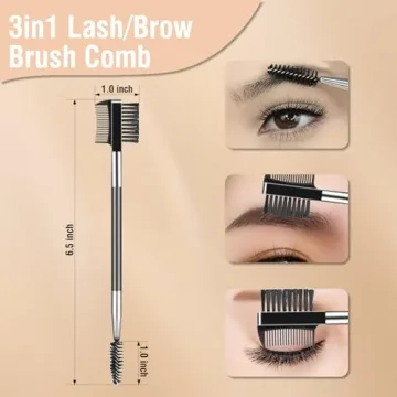 CZZXI Eyelash Comb Kit for Perfect Clump-Free Lashes