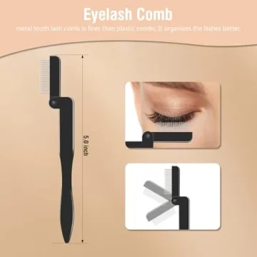 CZZXI Eyelash Comb Kit for Perfect Clump-Free Lashes