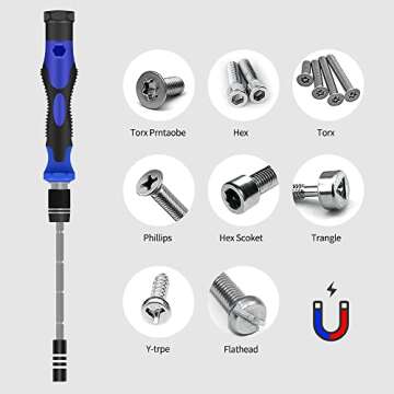 Versatile 121-in-1 Precision Screwdriver Set for Electronics Repair