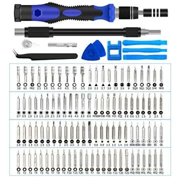 Versatile 121-in-1 Precision Screwdriver Set for Electronics Repair