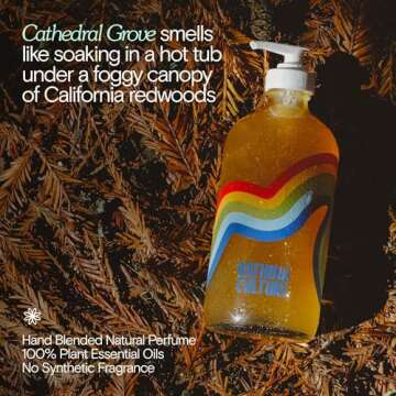 Bathing Culture - Organic Mind + Body Wash | Natural, Biodegradable, Sustainable, Vegan Personal Care (16 fl oz, Cathedral Grove)