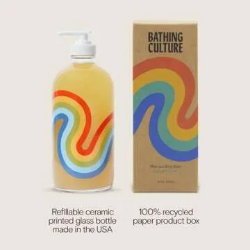 Bathing Culture - Organic Mind + Body Wash | Natural, Biodegradable, Sustainable, Vegan Personal Care (16 fl oz, Cathedral Grove)