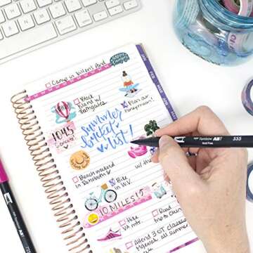 HARDCOVER bloom daily planners 2020 Calendar Year Day Planner (January 2020 - December 2020) - Passion/Goal Organizer - Monthly & Weekly Inspirational Agenda Book - 6" x 8.25" - Succulents