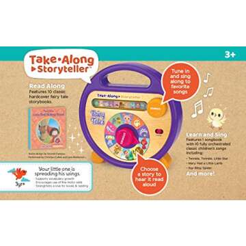 Fairy Tales Take Along Storyteller: Interactive Electronic Music Player/Reader with 11 follow-along books (Children's Interactive Story and Song Carry Along Player With Books)
