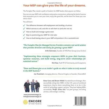 THE PUMPKIN PLAN FOR MANAGED SERVICE PROVIDERS: The Roadmap To MSP Prosperity: How The Right Focus Leads To Real Freedom