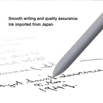 5pcs Quick Dry Gel Pens Set for Smooth Writing