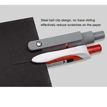 5pcs Quick Dry Gel Pens Set for Smooth Writing