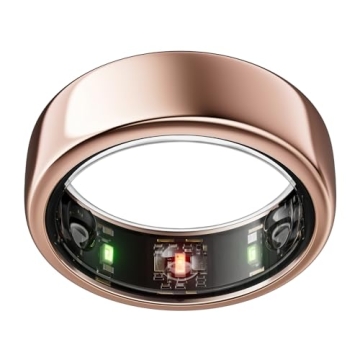 Oura Ring Gen3 Horizon - Rose Gold - Size 7 - Smart Ring - Size First with Oura Ring Gen3 Sizing Kit...