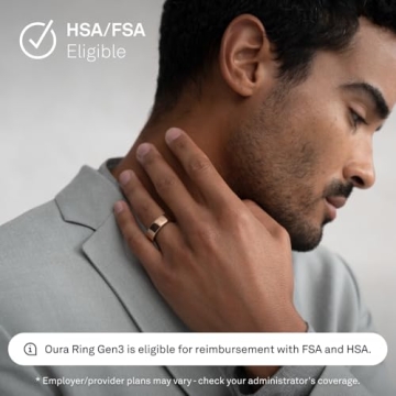 Oura Ring Gen3 Horizon Rose Gold - Smart Sleep Tracker