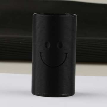 Chapstick Holder for Car, Lip Balm Holder for Interior Car Accessories for Women Must Have Black Pack of 2