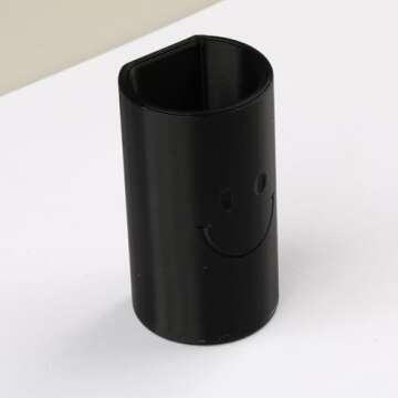 Chapstick Holder for Car, Lip Balm Holder for Interior Car Accessories for Women Must Have Black Pack of 2