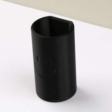 Chapstick Holder for Car, Lip Balm Holder for Interior Car Accessories for Women Must Have Black Pack of 2