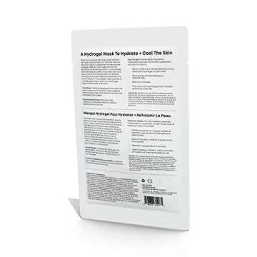 Bushbalm Hydrogel Vajacial Mask - Hydrating Mask with Hyaluronic Acid and Aloe Vera to Cool and Soothe Skin Post-Hair Removal, 1 Full Masks Set