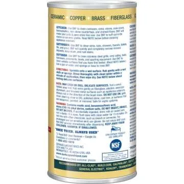 Bar Keepers Friend 12 Oz Powder Cleaner - Stain Remover Wizard