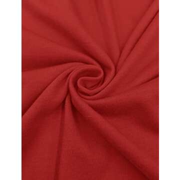 Orchidays Women's Short Sleeve Deep V Neck Blouses Babydoll Tie Front Sexy Crop Summer Tops Red