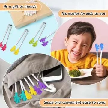 Shindel 12PCS Small Food Tongs, Mini Stainless Steel Tongs with Silicone Tips, for Cooking Grilling BBQ Buffet, 5 inch, 12 Colors